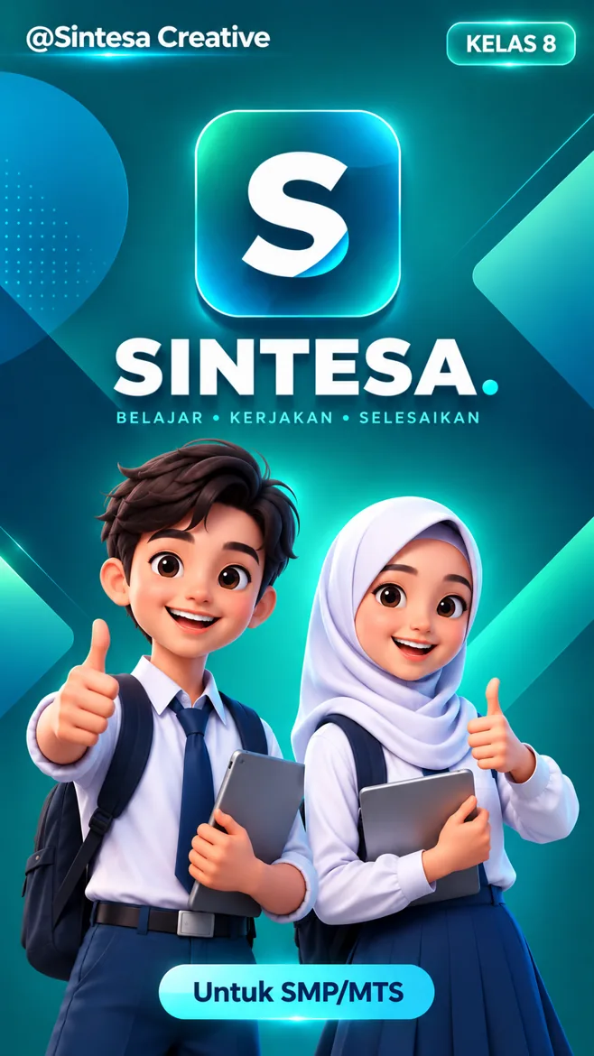 Referensi tampilan SINTESA LKS Digital Kelas 8